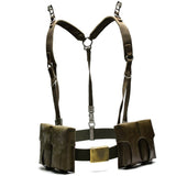 Duitse leger y-riem Suspenders Belt Webbing Set System Tactical Harness Pack Kit