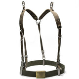 Duitse leger y-riem Suspenders Belt Webbing Set System Tactical Harness Pack Kit