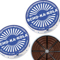 Niemiecka energia mleczna czekolada scho-kola-kola pełne mleko 100 g puszka puszka niebieska