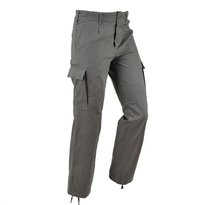 Pantalones militares alemanes estilo moleskin pantalones de uniforme de combate verde oliva réplica NUEVO - GoMilitar