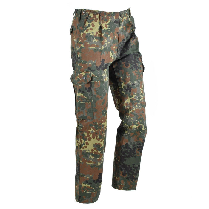 Feld-Cargohose im deutschen Militärstil, Flecktarn-Camouflage, Kampfarmee-ACU-Hose – GoMilitar
