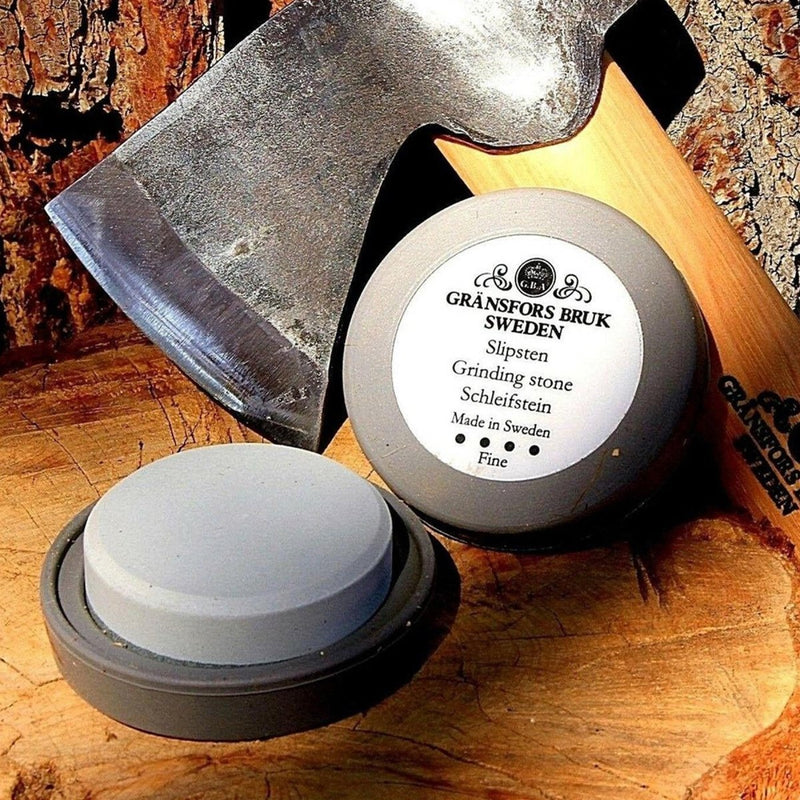 Gransfors Bruk Suecia Piedra molida Axes de cerámica Afilamiento de piedra gris