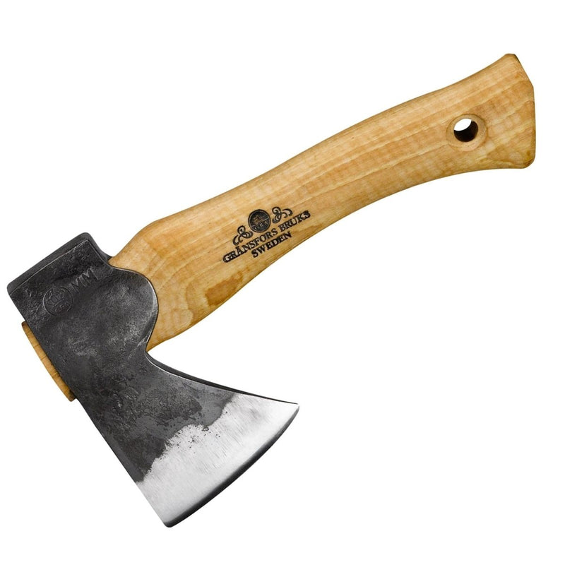 Gransfors Kubben Hand Hatchet 413 Kohlenstoffstahl Hatchet Hickory Holzgriff