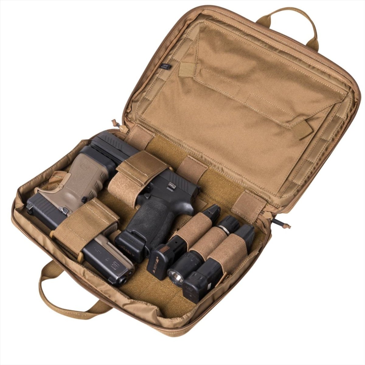 Helikon-Tex - Estuche doble para pistola, cartera, nailon Cordura, almacenamiento para pistola, color negro