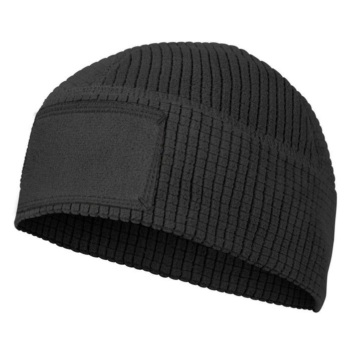 Helikon - Tex Range Beanie Cap Grid Fleece Cappello invernale tattico Warm Gear Nero - GoMilitar