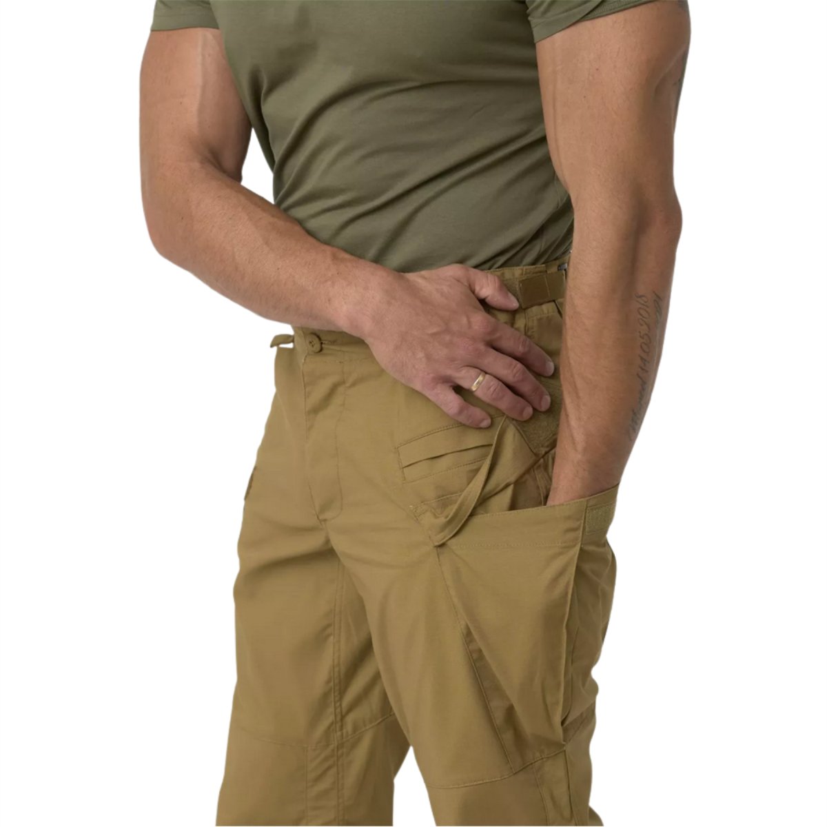 Pantaloni tattici Helikon-Tex SFU Next Mk2 Ripstop con regolazione multipunto Woodland