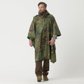 Helikon-Tex US Army Model Poncho, wasserdicht, taktische Regenbekleidung, Woodland Camo