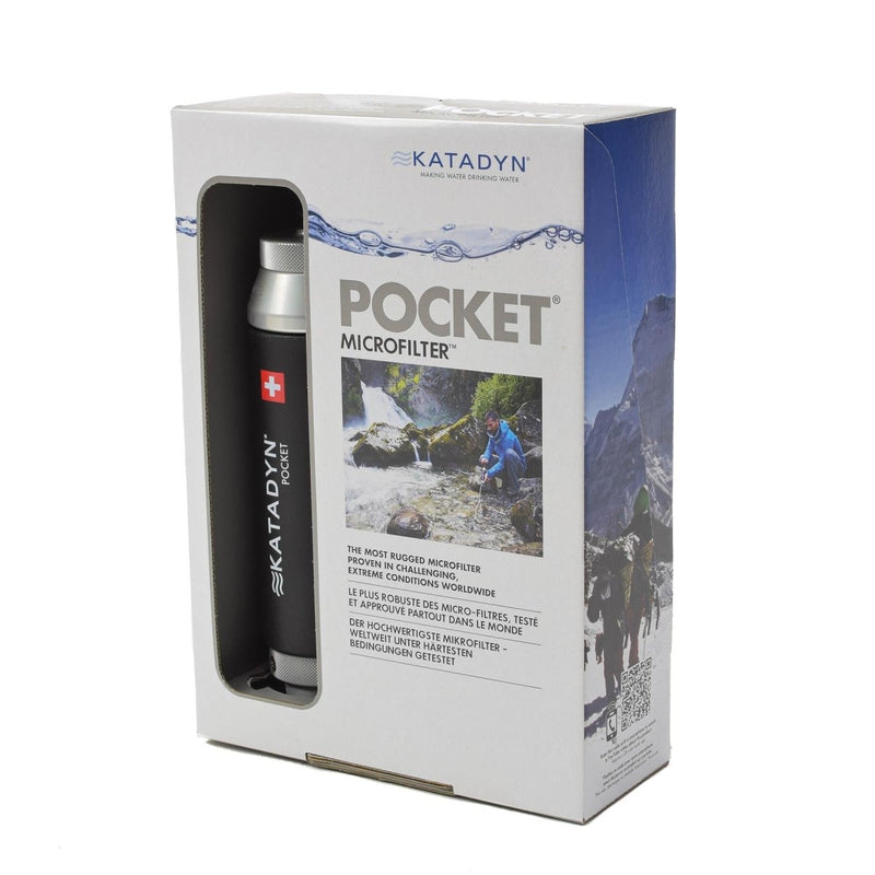 Katadyn Pocket Water Filter Long Lasting Camping Emergency Purification Premium