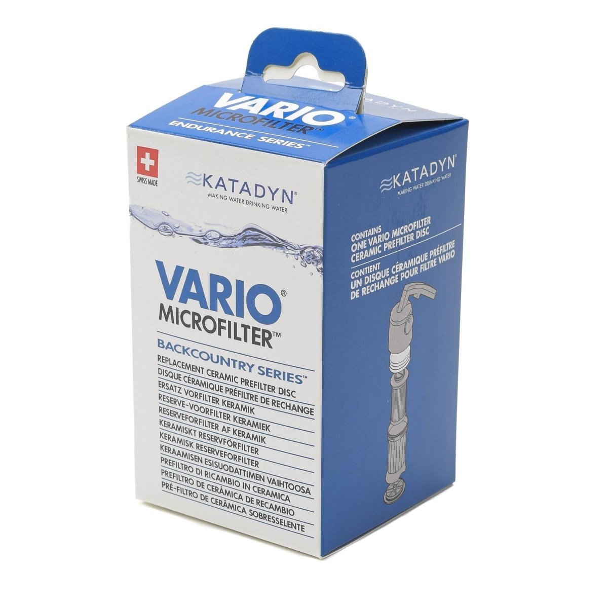 Kit de remplacement de préfiltre à charbon Katadyn Vario Pièces de rechange pour filtration d'eau
