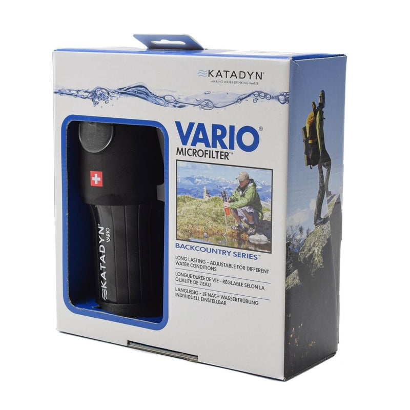 Katadyn Vario waterfilter langdurige camping noodzuiveringspremie