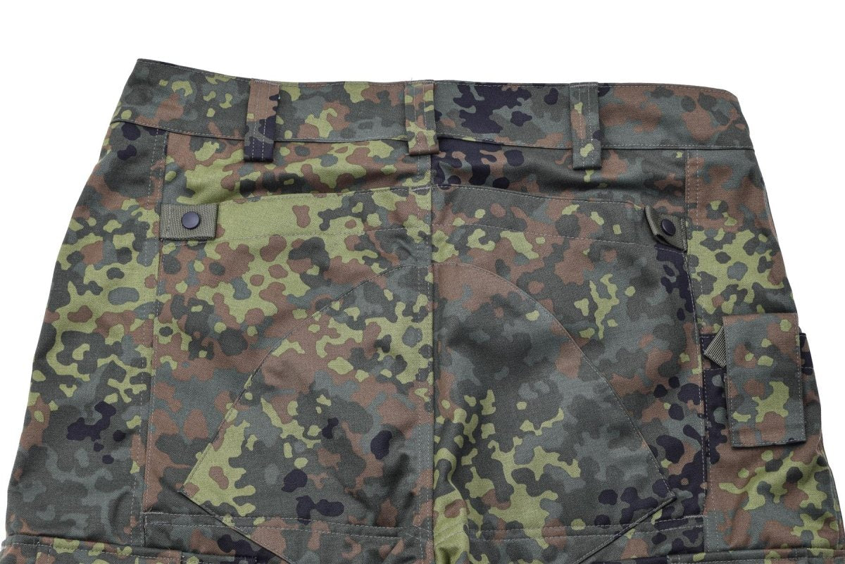 Leo Kohler Army Combat Pants Pants Flecktarn Camo Forced Cargo Field Spoders