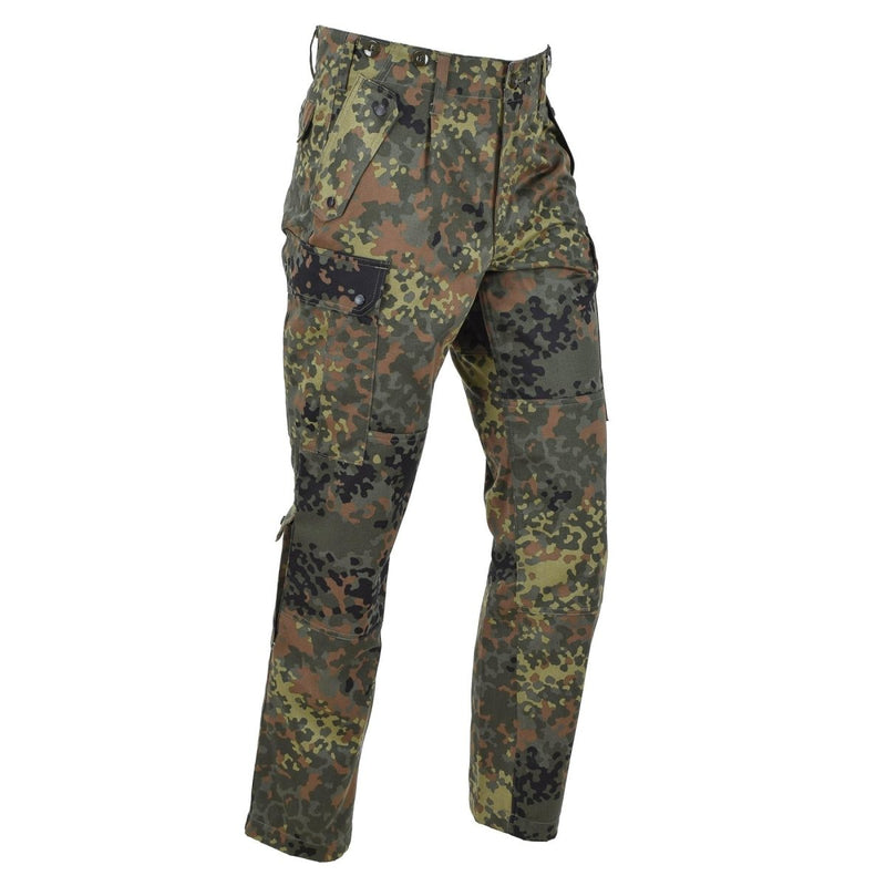 Leo Köhler Kbs Combat Ksk Sniper Pants Bundeswehr Bw Flecktarn Size L / 3/52-54 Leo Köhler Kbs Combat Ksk Sniper Pants Bundeswehr Bw Flecktarn Size L / 3/52-54