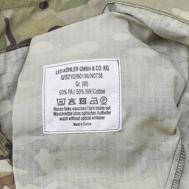 Leo Kohler Cargohose verstärkte Ripstop ACU Diensthose MTP camouflage