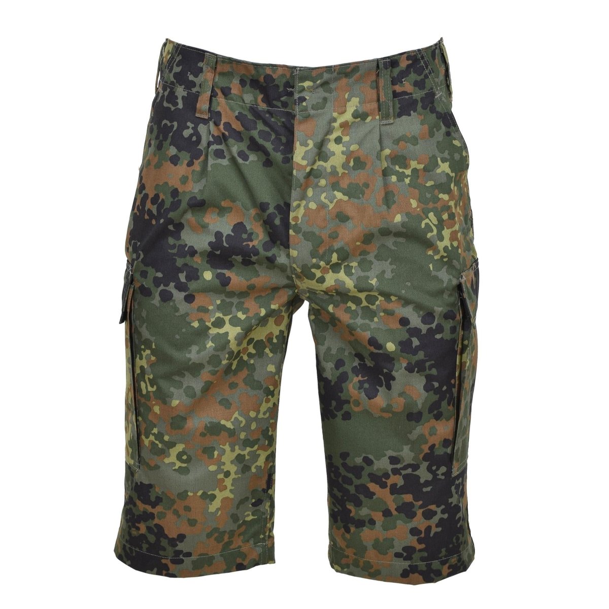 Leo Kohler Knie-lengte shorts Militair Personeel Bermuda Flecktarn Camouflage