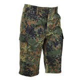 Leo Kohler Knie-lengte shorts Militair Personeel Bermuda Flecktarn Camouflage