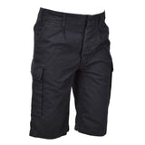 Leo Kohler Militair personeel Bermuda Shorts Knie-lengte Hiking Shorts Black