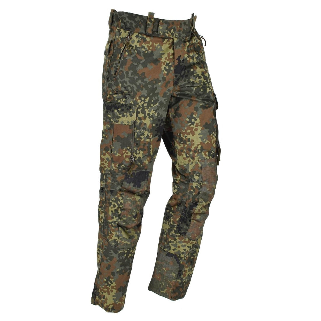 Leo Kohler Sniper Tactical Pants Field Troops Forces Rip-Stop Flecktarn Camo