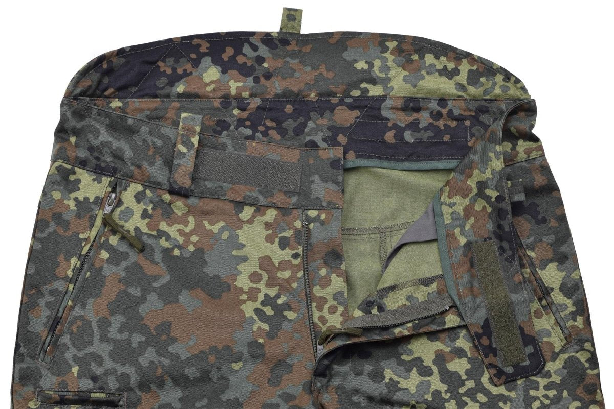 Leo Kohler Sniper Tactical Pants Field Troops Forces Rip-Stop Flecktarn Camo
