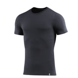 M-TAC 93/7 Camiseta Verano Algodón Ligero Elástico Manga Corta Gris Oscuro