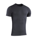 M-TAC 93/7 Summer T-Shirt Lightweight Stretch Cotton Short Sleeve Dark Grey