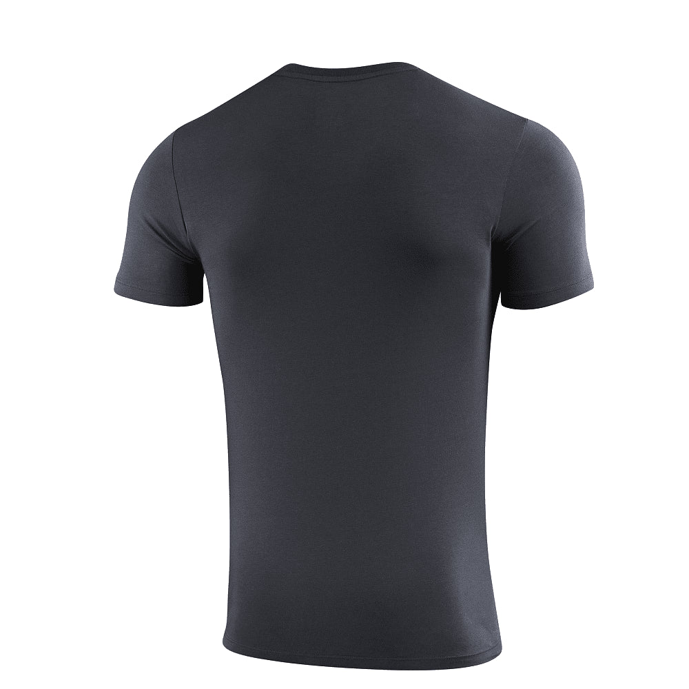 M-TAC 93/7 Summer T-Shirt Lightweight Stretch Cotton Short Sleeve Dark Grey