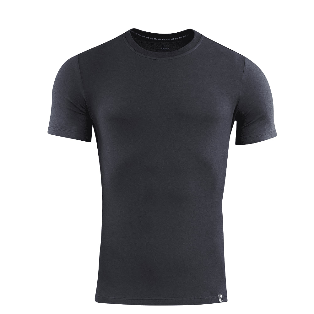 M-TAC 93/7 Summer T-Shirt Lightweight Stretch Cotton Short Sleeve Dark Grey