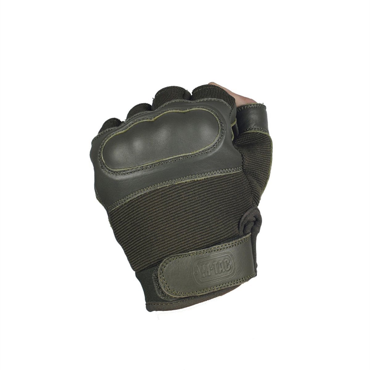 M-TAC Táctico de Asalto Mk. 4 guantes sin dedos nudillos almohadillas acolchadas verde oliva