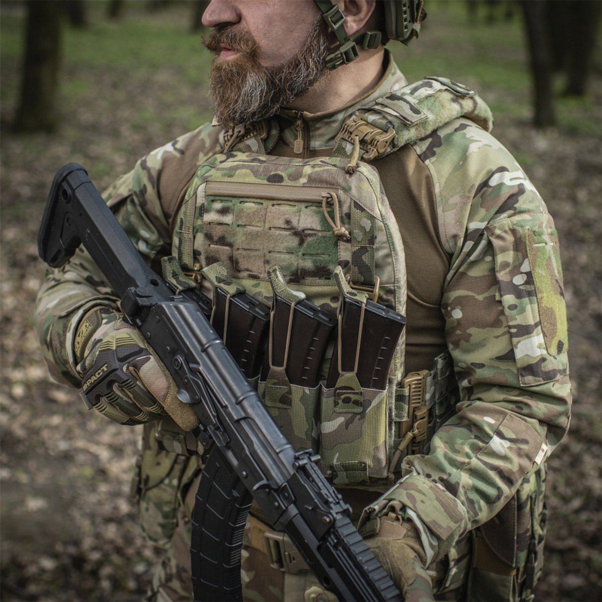 M-TAC Cuirass QRS FAST Tactische Plaatdrager MOLLE Compatibel MTP Camo