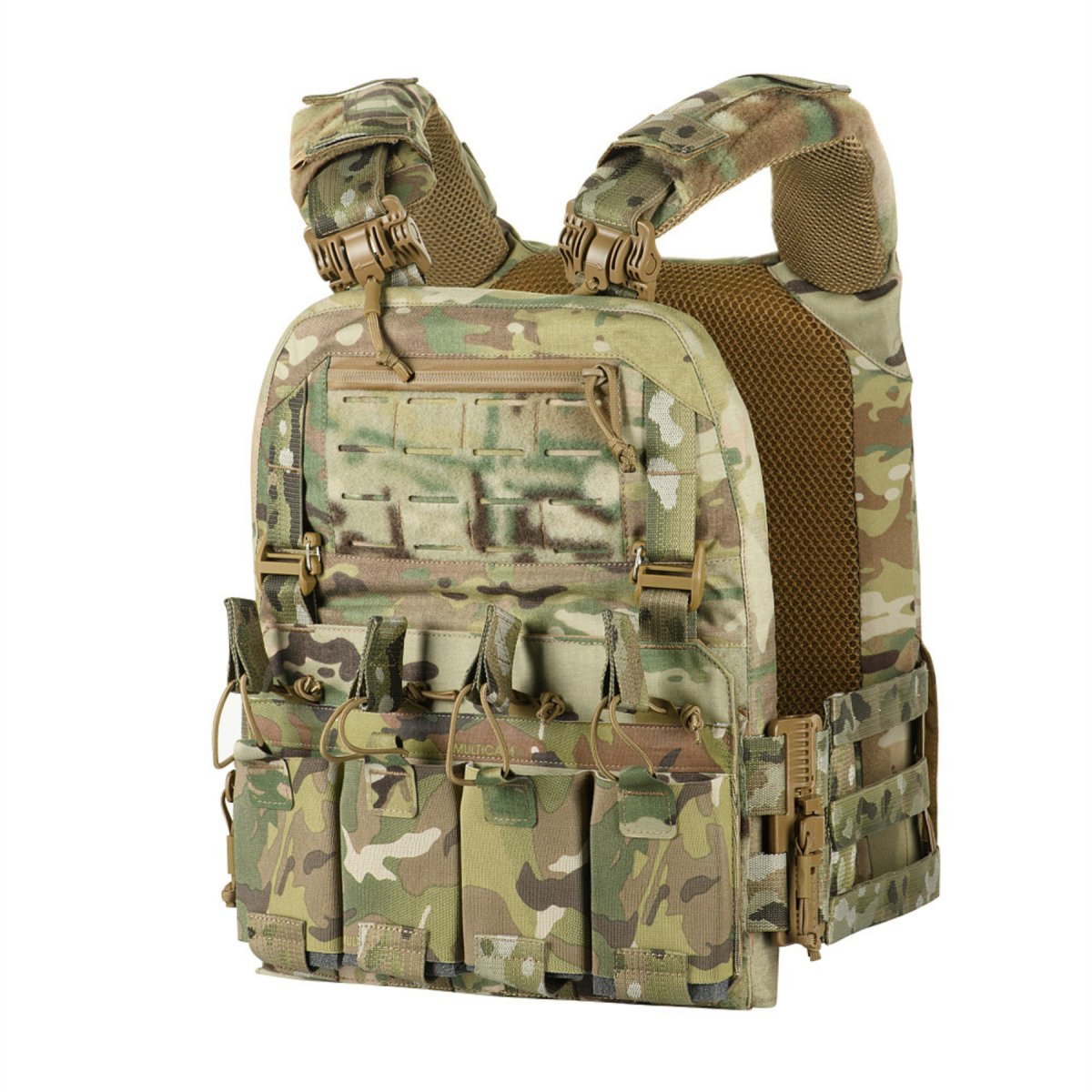 M-TAC Cuirass QRS FAST Tactische Plaatdrager MOLLE Compatibel MTP Camo