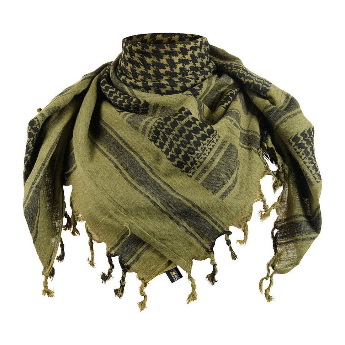 M-TAC Dense Shemagh Taktischer Schal, Baumwolle, atmungsaktiv, Outdoor-Schutz, Oliv