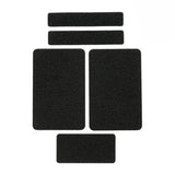 Juego de sujetadores de gancho y bucle M-TAC, equipo táctico con respaldo adhesivo, 5 uds.