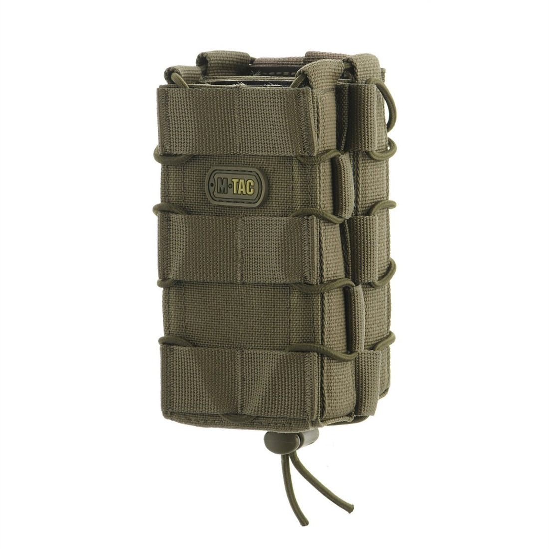 M-TAC Open Double Magazine Pouch Non Slip Rubberized Tactical Cordura Olive