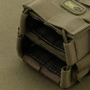 M - TAC Open Double Magazine Pouch Non Slip Rubberized Tactical Cordura Olive - GoMilitar