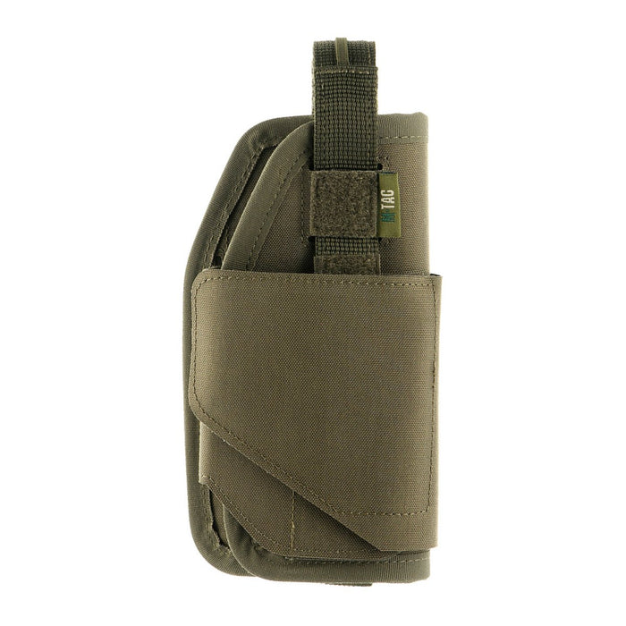M - TAC Pistol Holster Right Handed Adjustable Strap MOLLE Interface Olive - GoMilitar