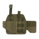 M - TAC Pistol Holster Right Handed Adjustable Strap MOLLE Interface Olive - GoMilitar