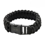 M-TAC Tactische Paracord Armband Survival Tactisch Outdoor Koord 3m Zwart