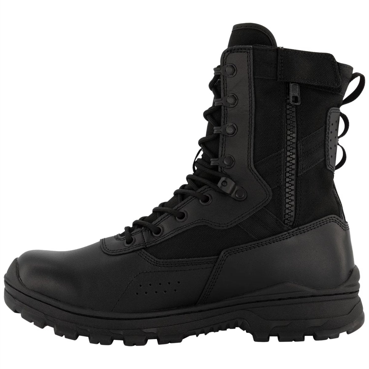 Magnum Scorpion II 8.0 Tactical Boots Quick Lacing System YKK Zippers Black