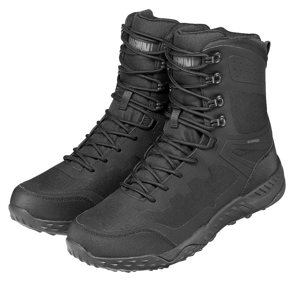 Bottes de combat imperméables Magnum Ultima 8.0, chaussures de randonnée légères et de trek noires