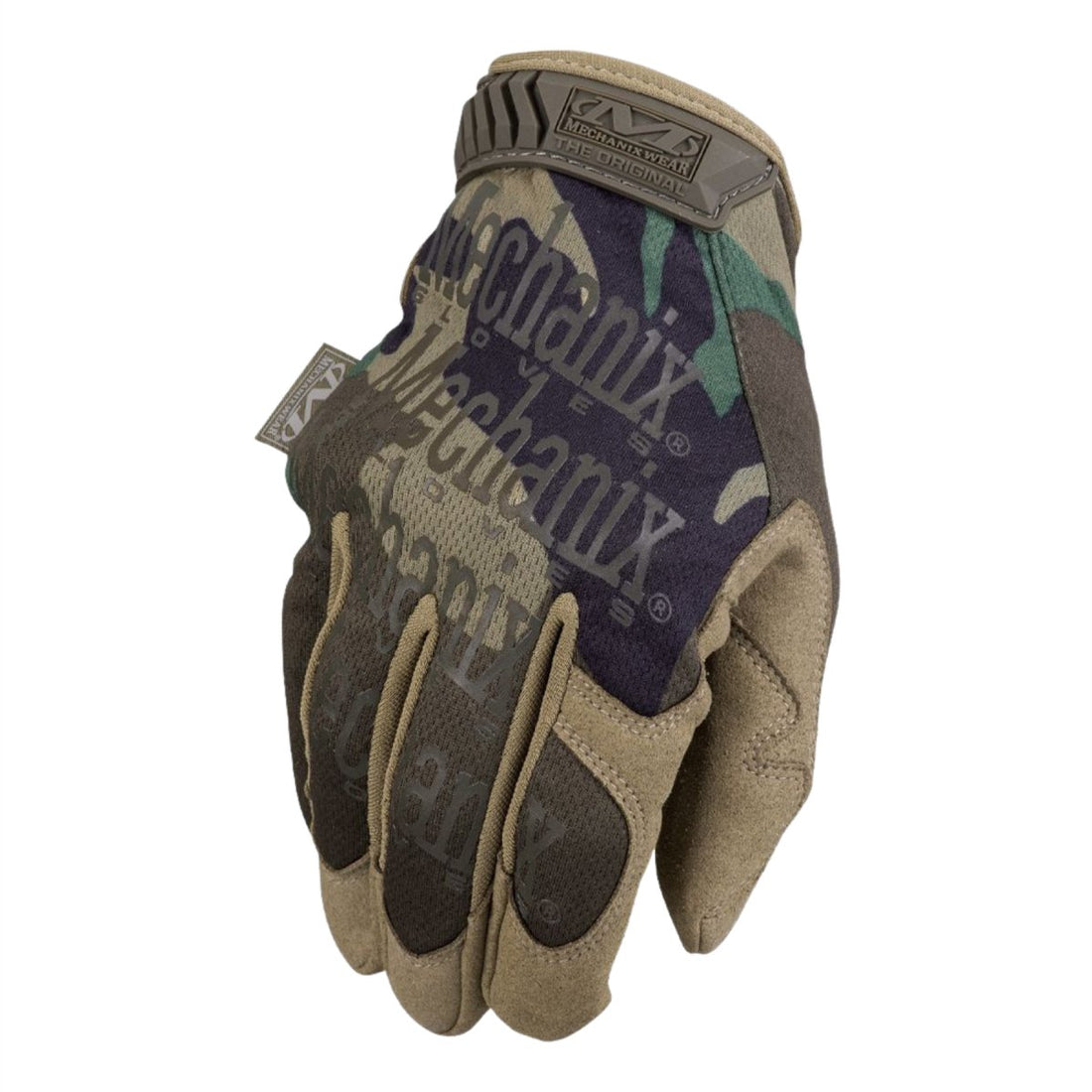 Mechanix Wear Guantes tácticos Transpirable Lycra Dedo Inserta Woodland Camo