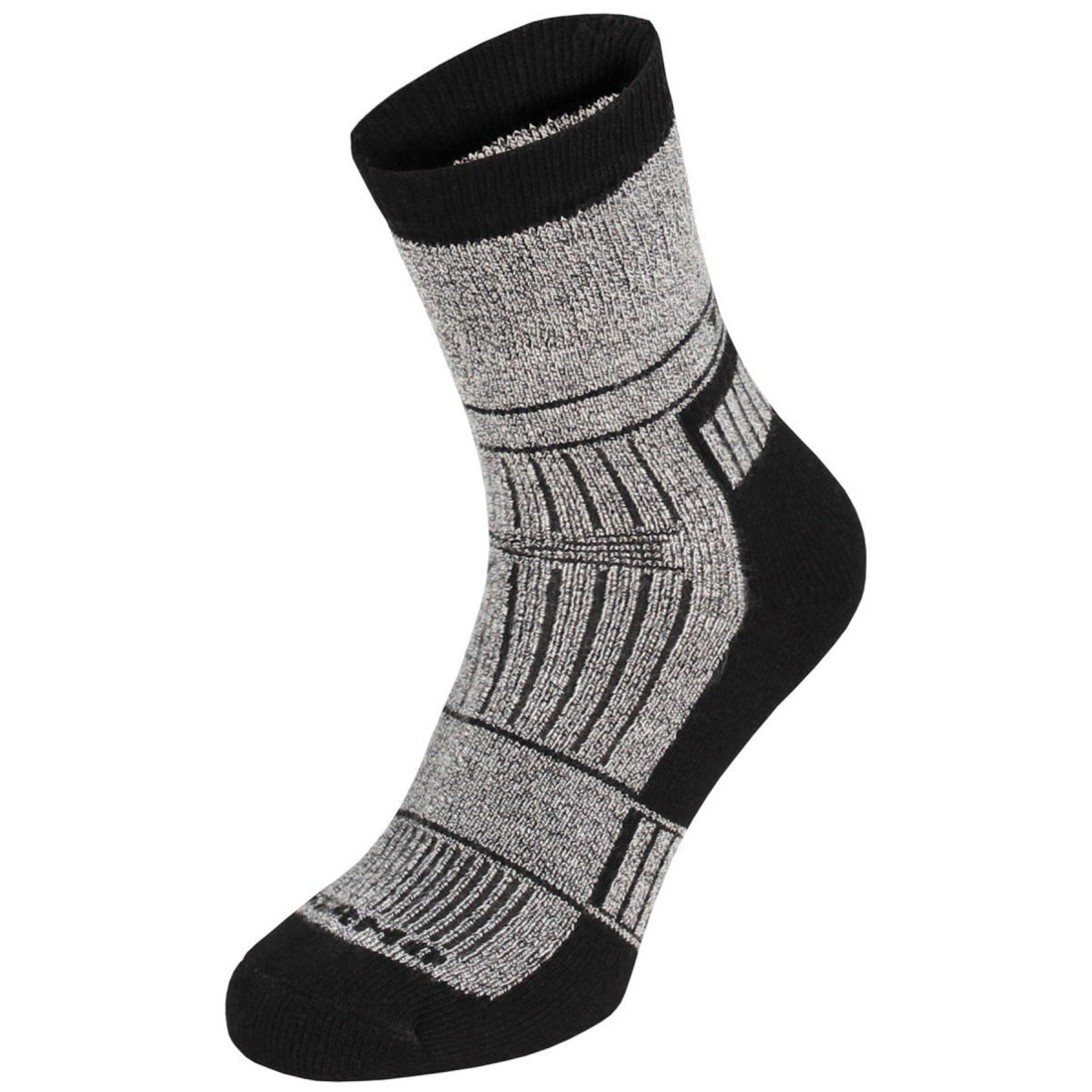 MFH Alaska Thermal Socks Dry Feet Padded Sole Integrated Arch Support Gray