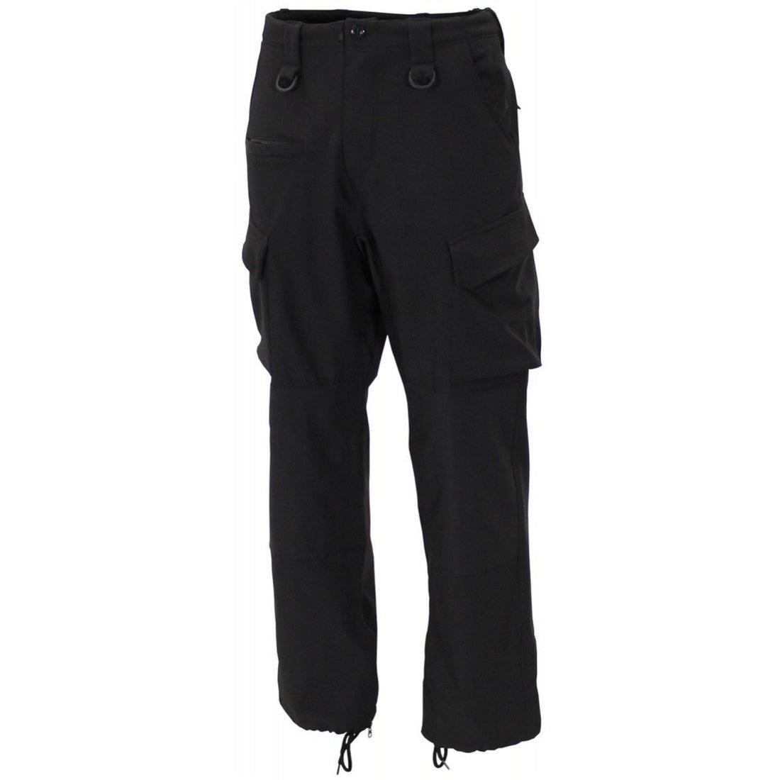 MFH Pantalones de invierno Allround Softshell 3 capas impermeables transpirables negro