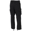 MFH Allround Winter Pants Softshell 3 Layer Waterproof Breathable Black - GoMilitar