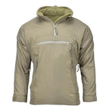 MFH -merk Anorak Jacket Thermisch lichtgewicht Fleeced Fleeced Hooded Sports Jacket Nieuw