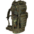 MFH Brand Army BW Combat Tactical MOLLE 65L BASSO DI ASSO DI ALLUMINO NUOVO
