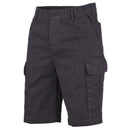 MFH Brand German military style shorts black bermuda sturdy ripstop cotton NEW - GoMilitar