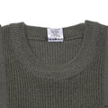 MFH Brand Military style commando pullover stock stitch knit sweater olive NEW