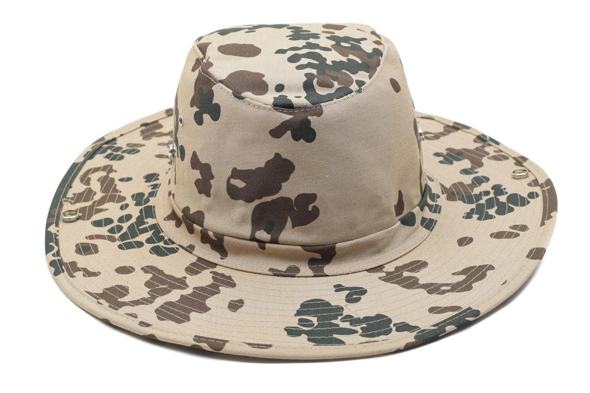 MFH Brand Military style panama hat tropical flecktarn bucket summer cap NEW