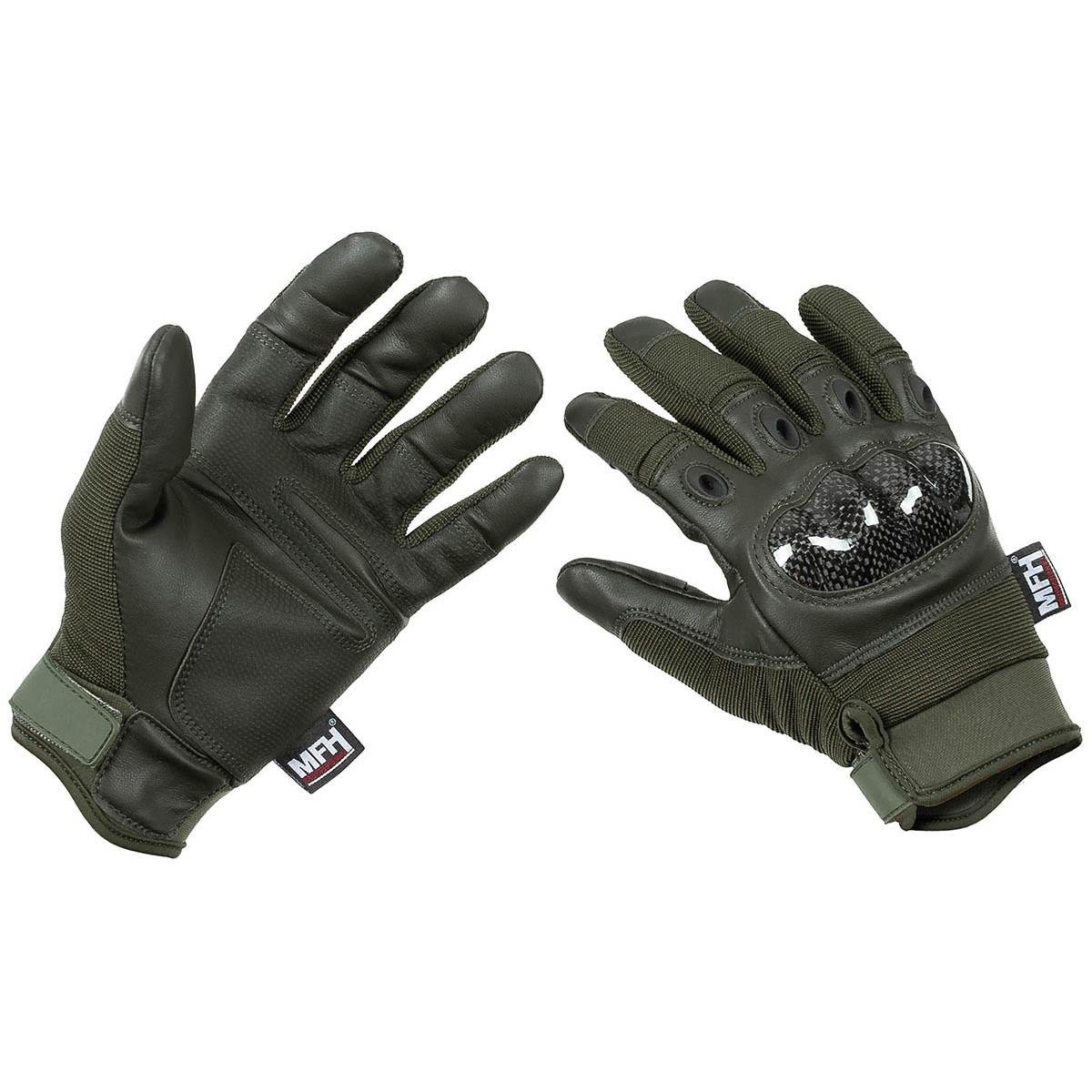 MFH Mission Tactical Gloves OD Green size XL