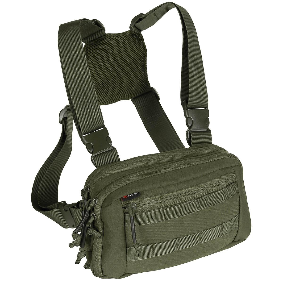 MFH Chest Pack Recon Bolsa táctica para el pecho Sistema organizador Molle Multicolor