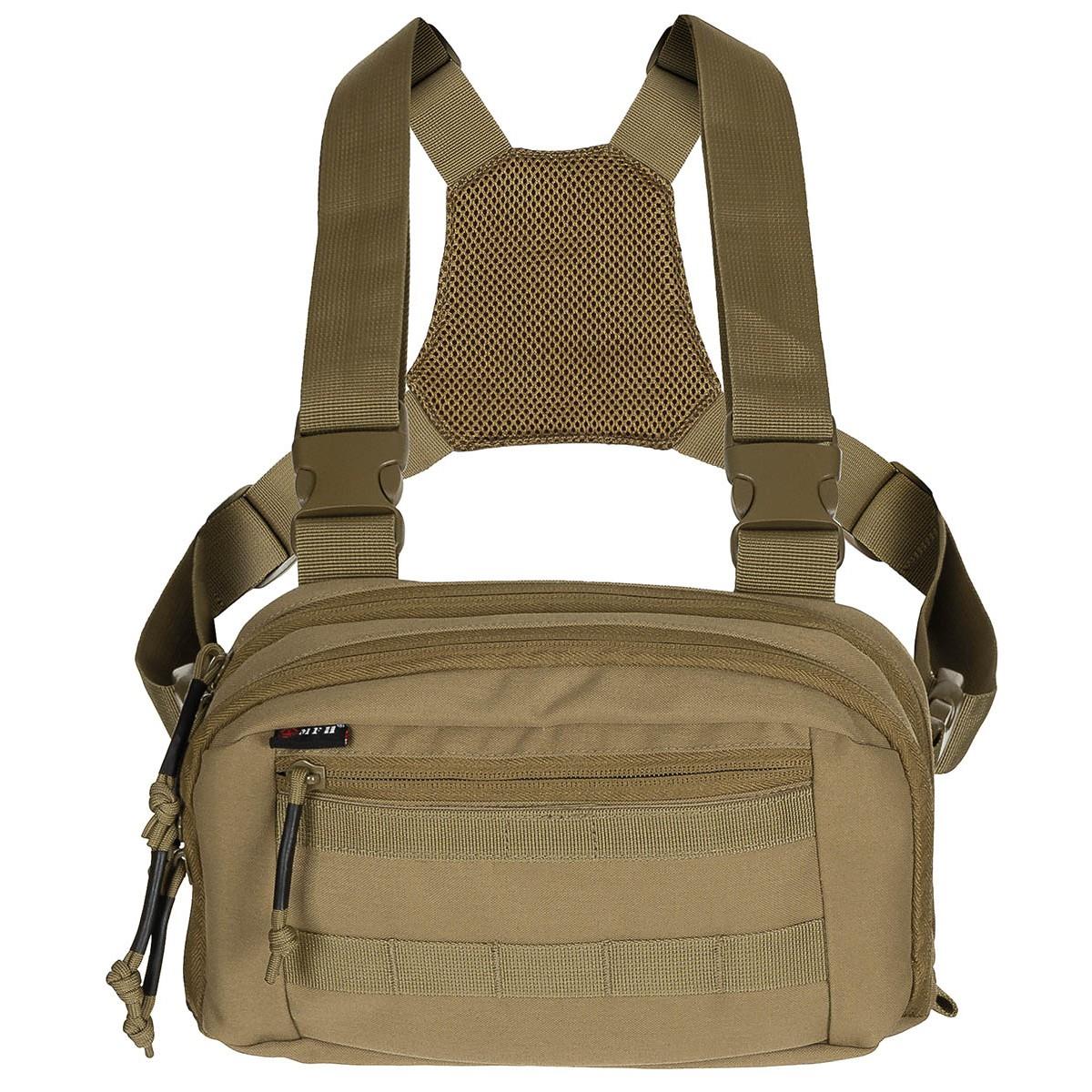 MFH Chest Pack Recon Bolsa táctica para el pecho Sistema organizador Molle Multicolor